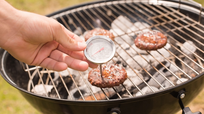 Термометр для мяса и гамбургеры на гриле